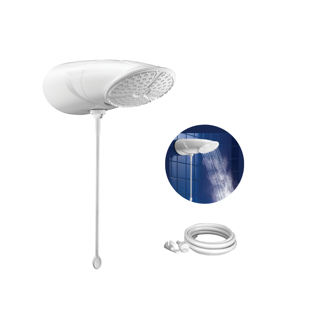 Ducha Top Jet Eletrônica Branca 7500W 220V Lorenzetti