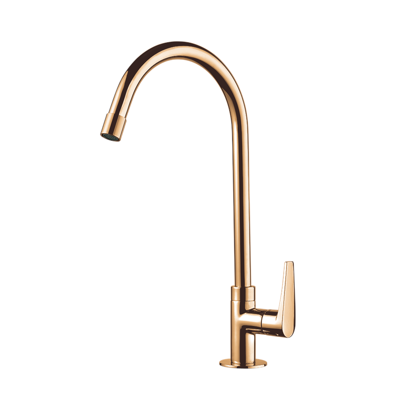 Torneira Cozinha de Bancada Bica Móvel Lorenzetti Lorenjoy Rose Gold 1167 R32